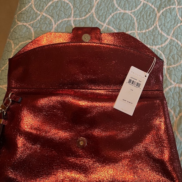 Trina Turk ted shimmer clutch/wristlet - Picture 3 of 4